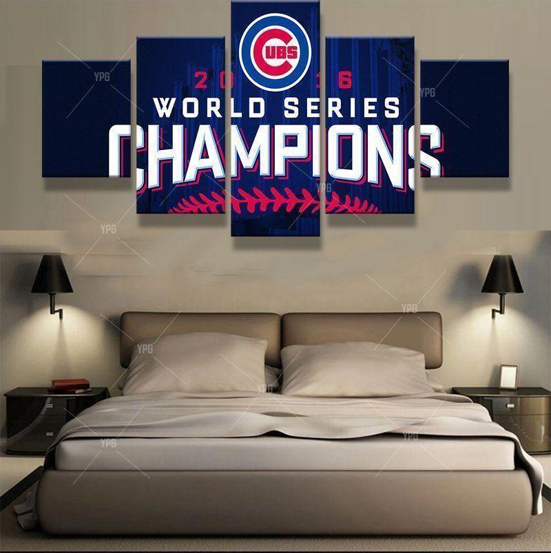 Chicago Cubs Baseball Champion Sport – Canvas Wall Art
