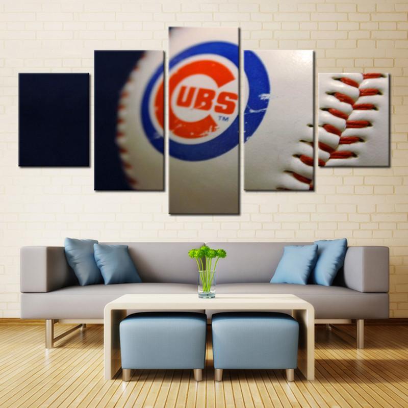 Chicago Cubs Baseball Sports Sport Canvas Wall Art