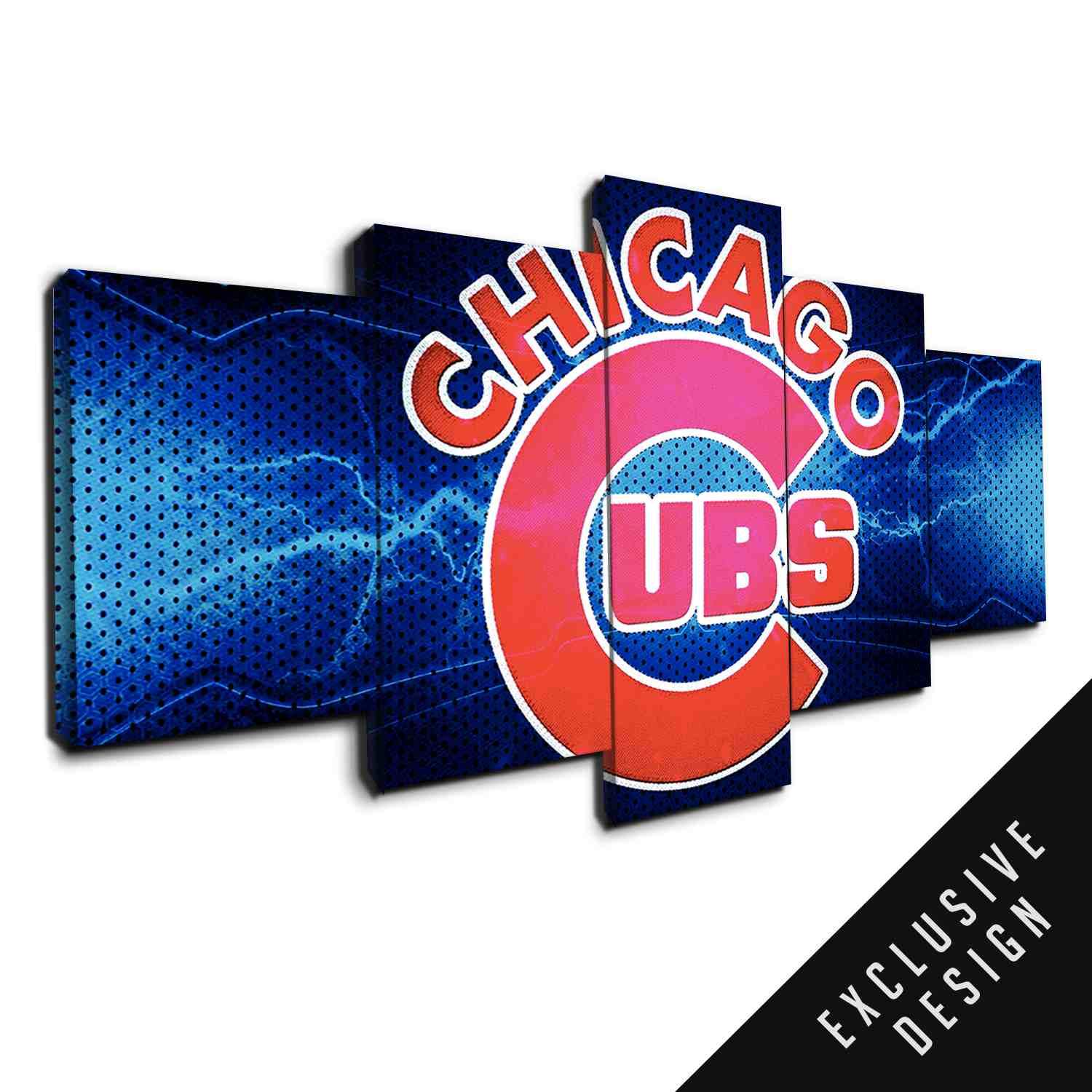 Chicago Cubs Thunderbolt – Sport Canvas Wall Art