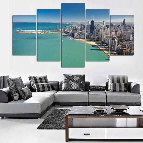 Chicago Day View – Nature Canvas Wall Art