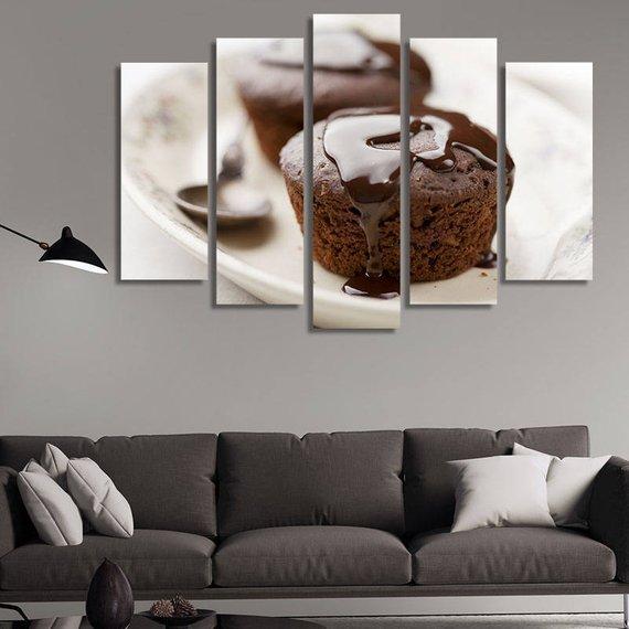 Chocolate Cake – Kitchen Canvas Wall Art