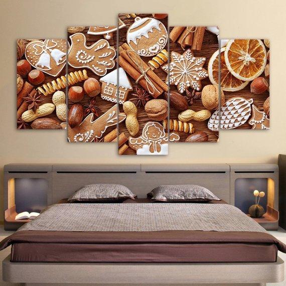 Chocolate Cookies Kids Candies – Kitchen Canvas Wall Art