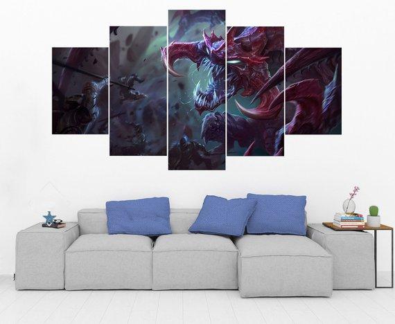 Cho’Gath – League Of Legends – Gaming Canvas Wall Art