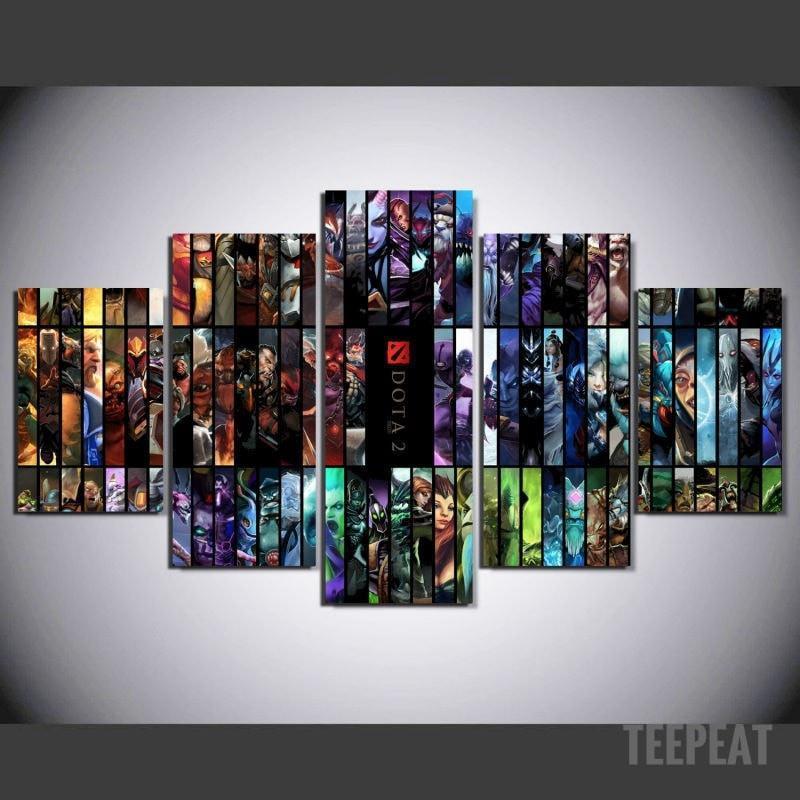 Choose Your Hero – Gaming Canvas Wall Art