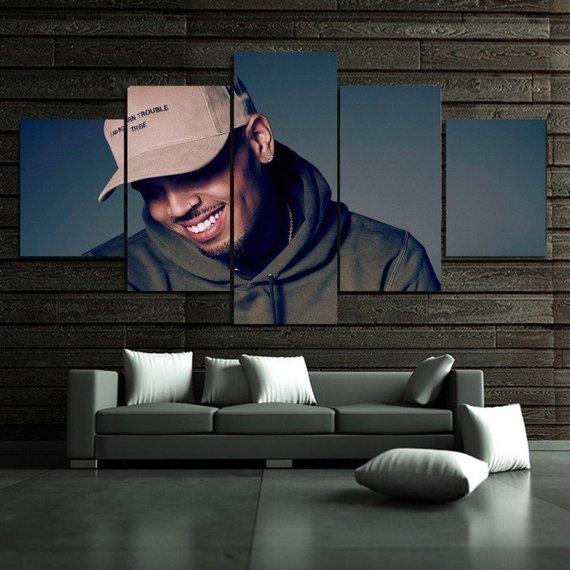 Chris Brown – Famous Person Canvas Wall Art