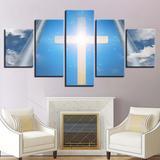 Christian Cross Sky Landscape Jesus – Religion Canvas Wall Art