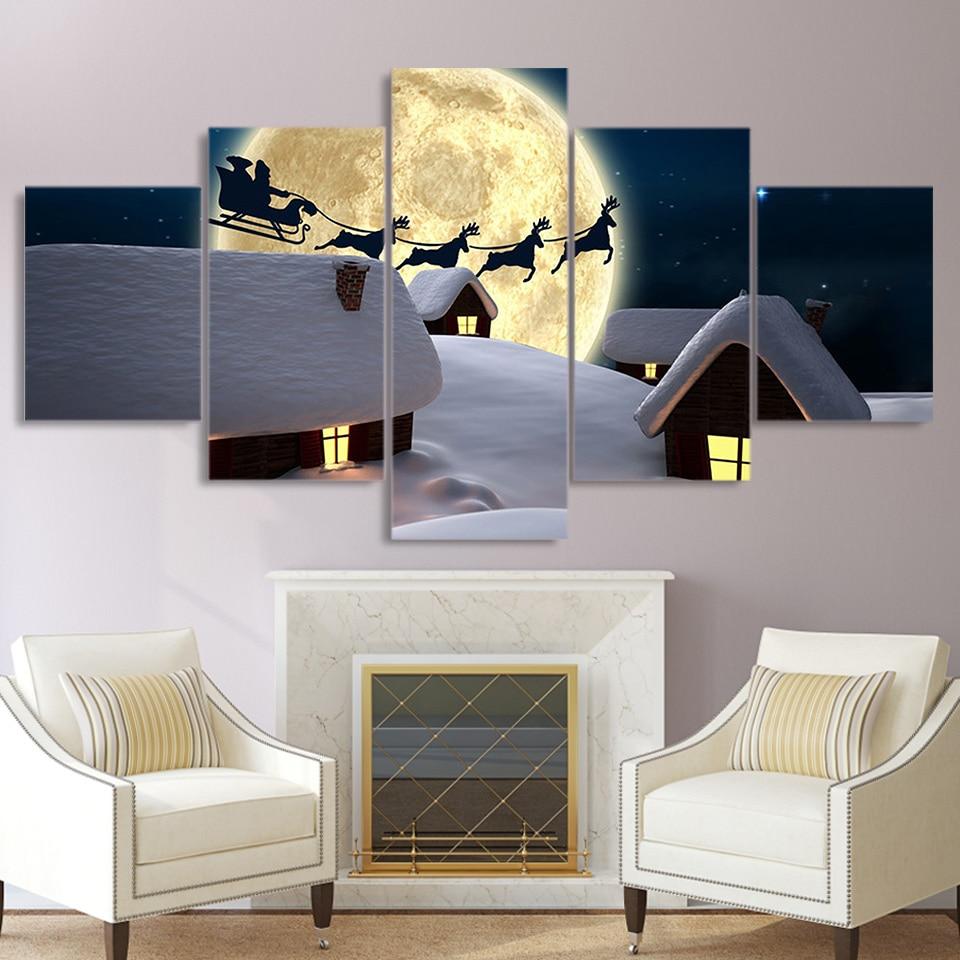 Christmas 3 – Abstract Canvas Wall Art