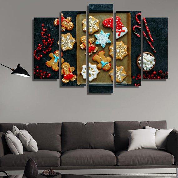 Christmas Image – Abstract Canvas Wall Art