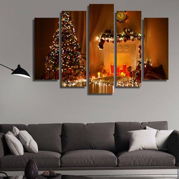 Christmas Scene – Nature Canvas Wall Art