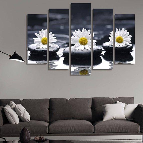 Chrysanthemum Massage – Nature Canvas Wall Art