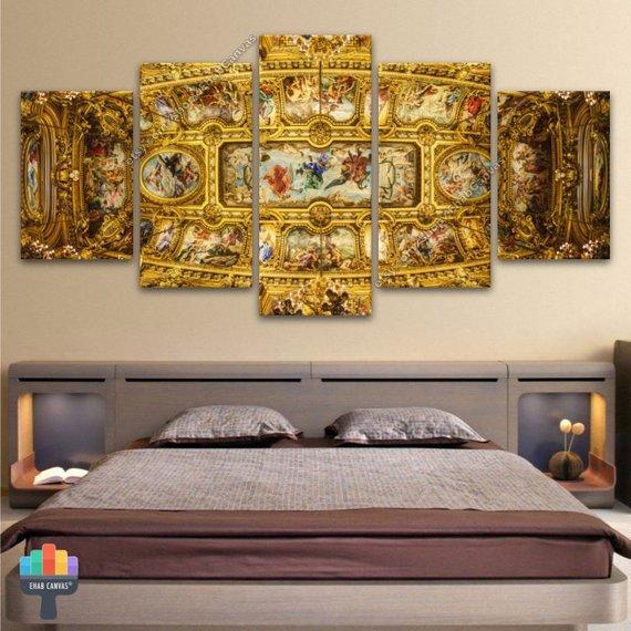 Church Ceiling Christian Architecture – Religion Canvas Wall Art