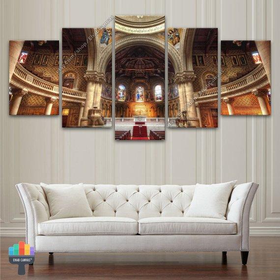 Church Jesus Christian Architecture – Religion Canvas Wall Art