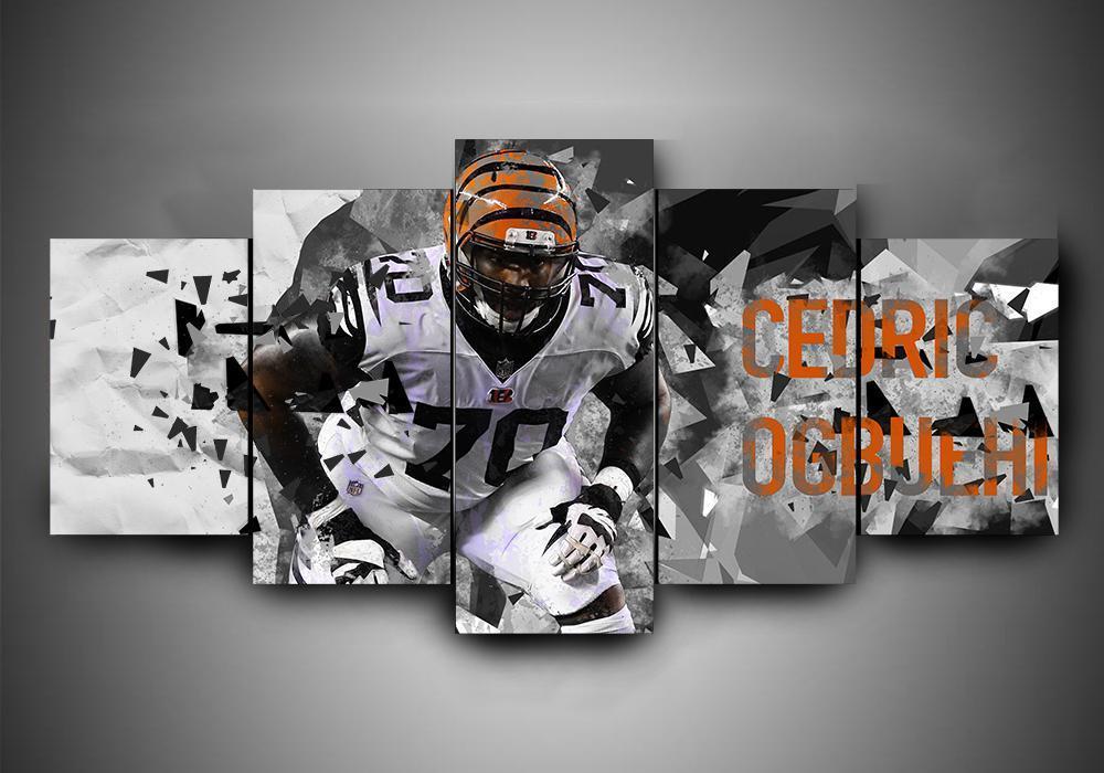 Cincinnati Bengals – Cedric Ogbuehi – Sport Canvas Wall Art