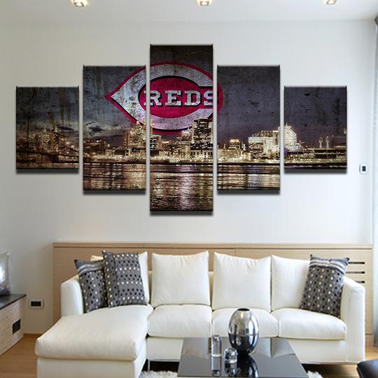 Cincinnati Reds 4 – Sport Canvas Wall Art