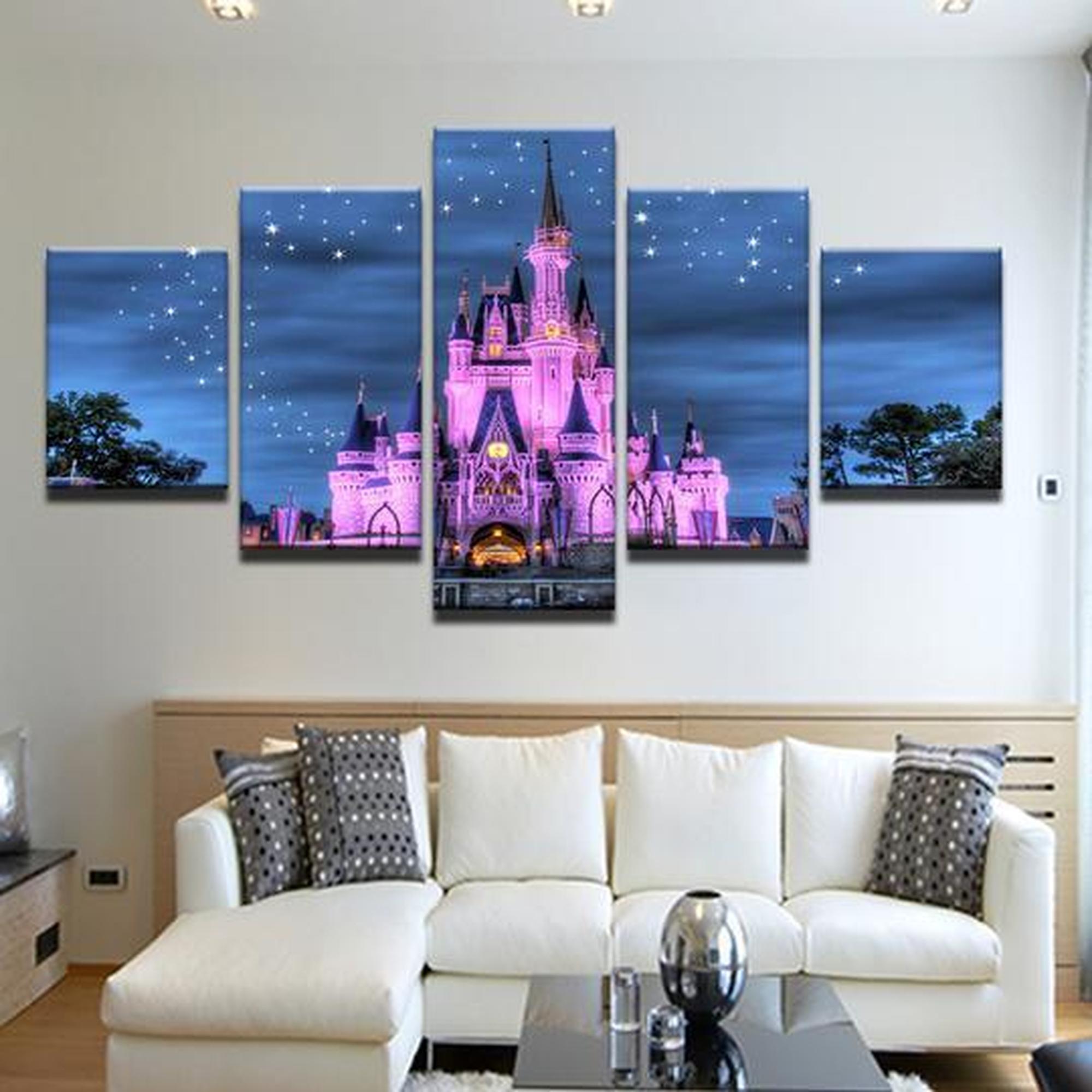 Cinderella Castle Disney World Magic Kingdom Disney Canvas Wall Art