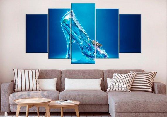 Cinderella Lost Shoe – Movie Canvas Wall Art