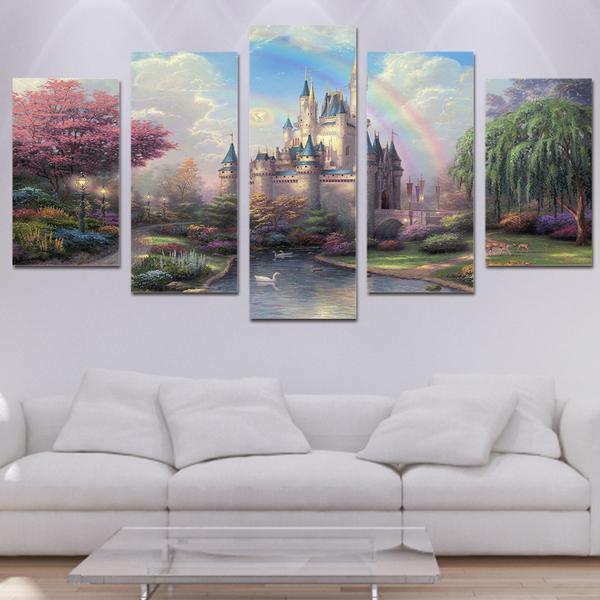 Cinderellas Castle Disney – Canvas Wall Art