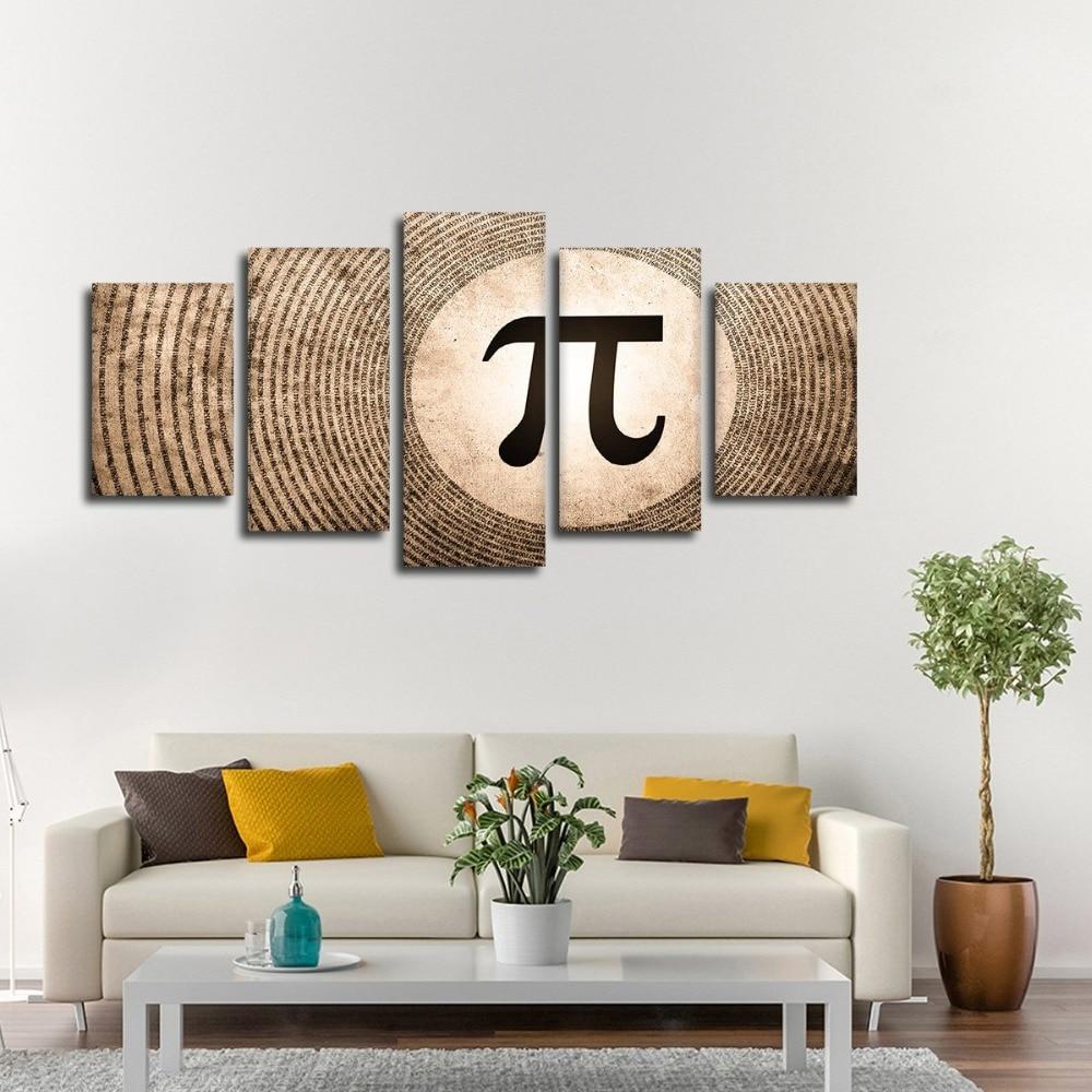 Circumference Ratio Pi – Abstract Canvas Wall Art
