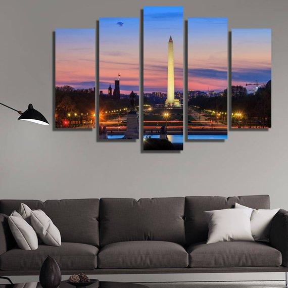 City At Night – Nature Canvas Wall Art