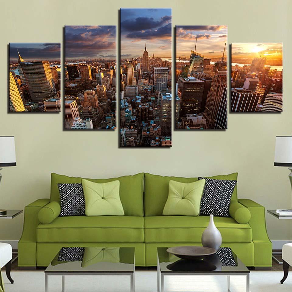 City Building 32 – Nature Canvas Wall Art