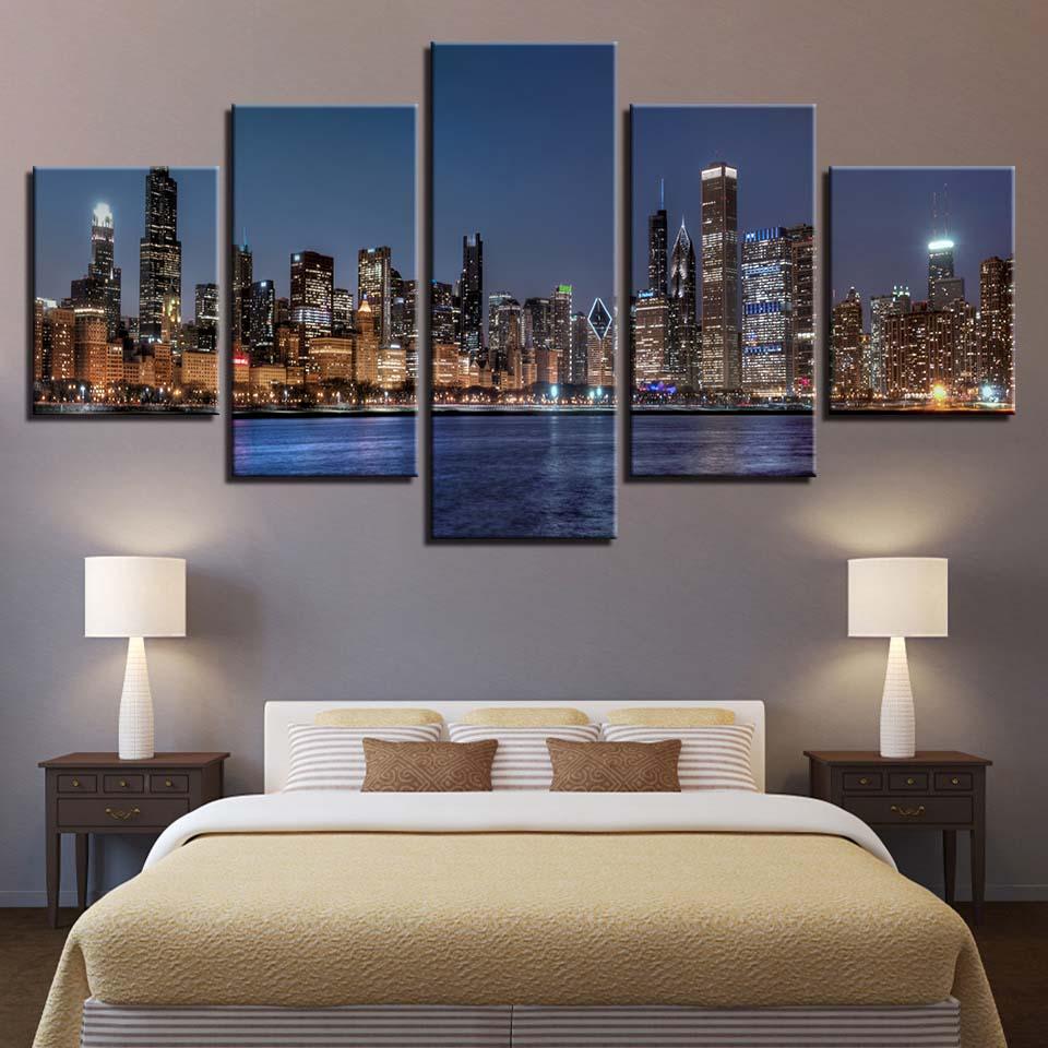 City Building 9 – Nature Canvas Wall Art