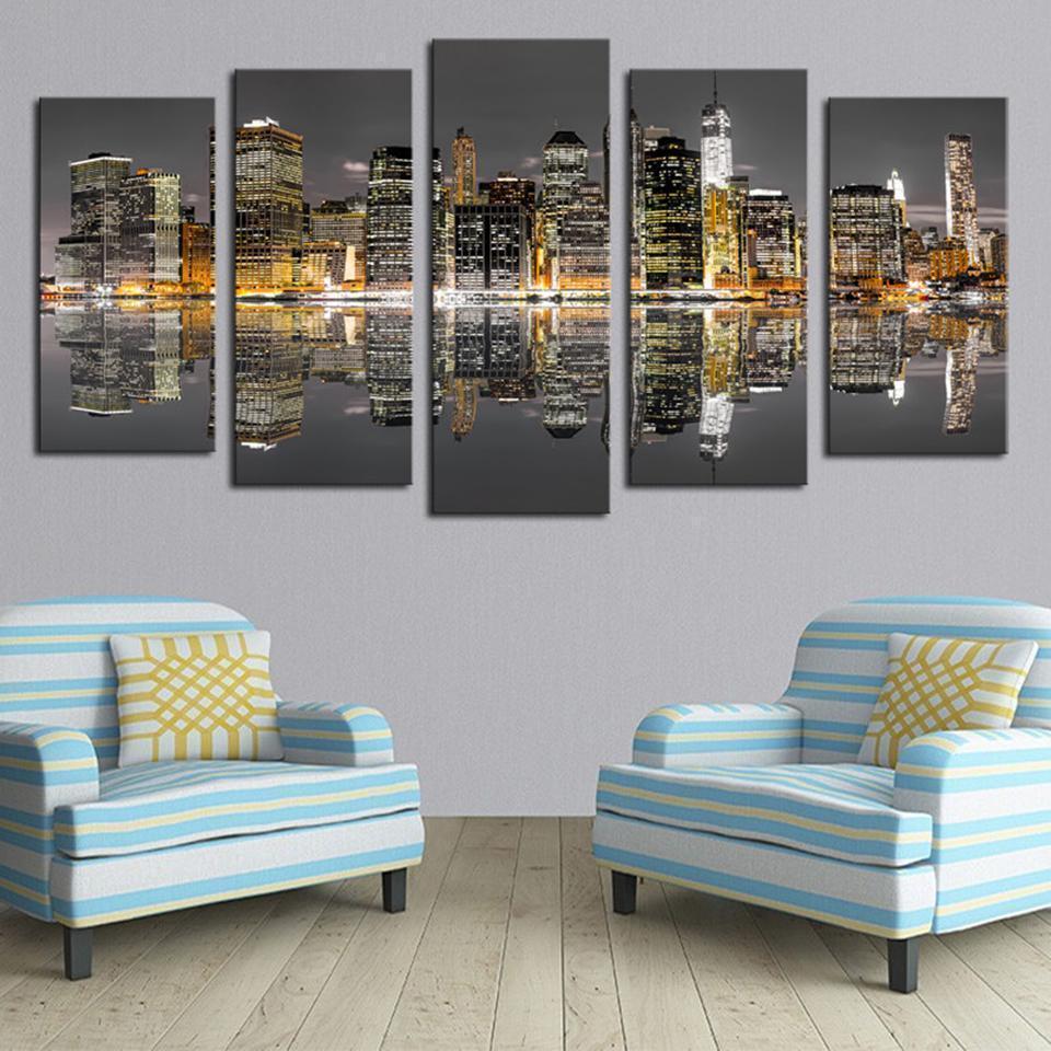 City Building Nature – Canvas Wall Art