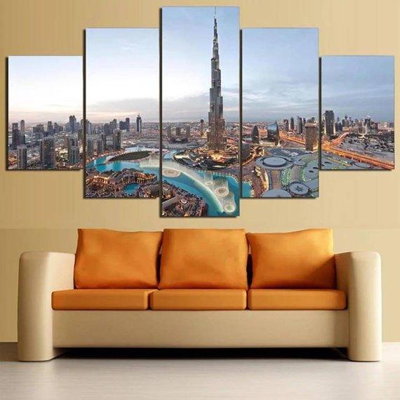 City Dubai View – Nature Canvas Wall Art