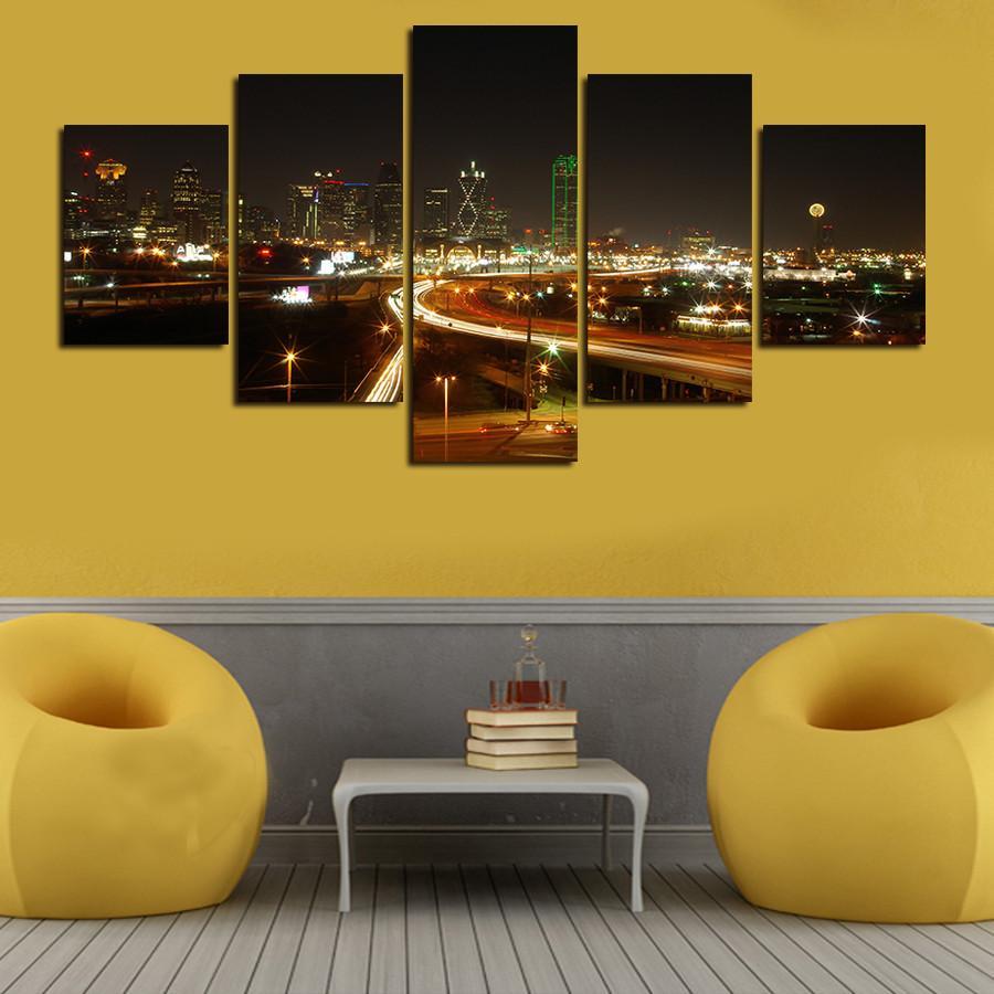City In Shine – Nature Canvas Wall Art
