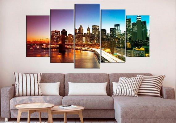 Cityscape New York Large – Nature Canvas Wall Art