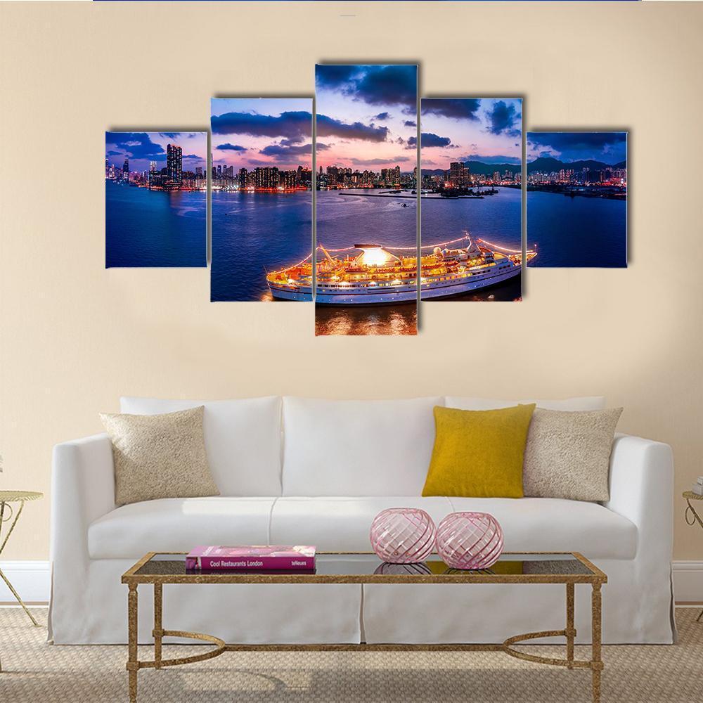Cityscape Of Kowloon District In China – Nature Canvas Wall Art