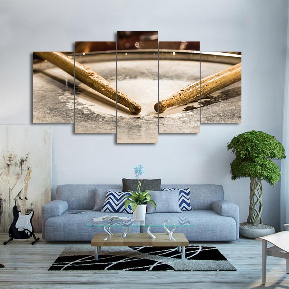 Classic Drum Sticks – Music Canvas Wall Art