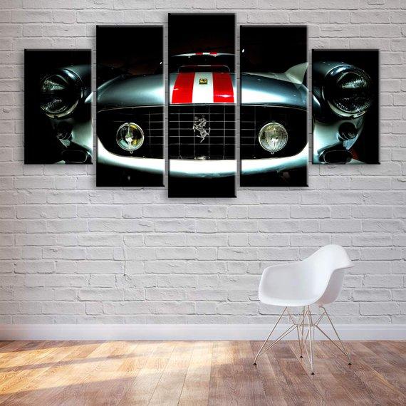 Classic Ferrari Sports Car – Automative Canvas Wall Art