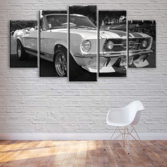 Classic Ford Gt350 Mustang – Automative Canvas Wall Art