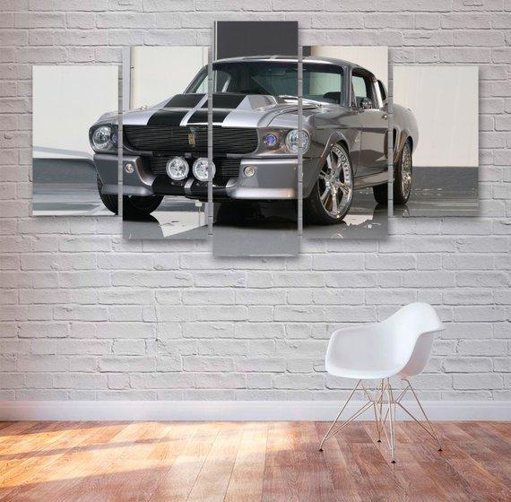 Classic Ford Shelby Gt5Oo Mustang – Automative Canvas Wall Art
