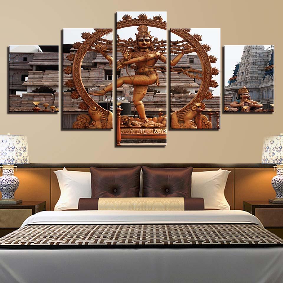 Classic Indian God Shiva – Religion Canvas Wall Art