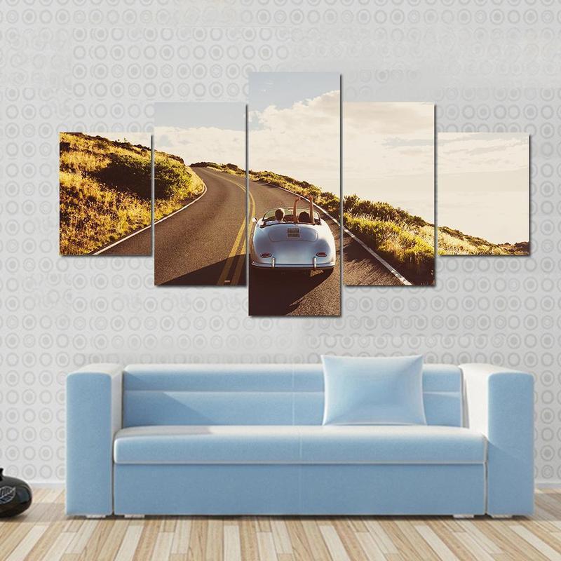 Classic Vintage Sports Car – Automative Canvas Wall Art