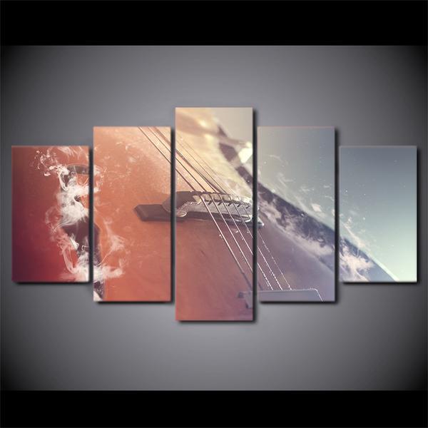 Classical Guitar Music Instrument 01 – Music Canvas Wall Art