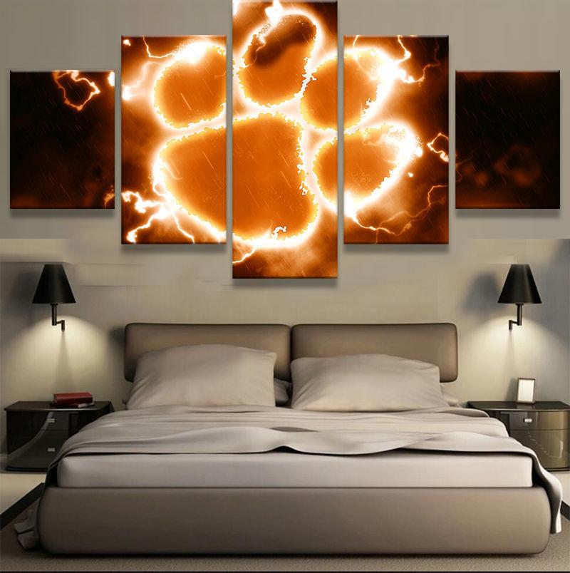 Clemson Tigers Logo Sport – Canvas Wall Art