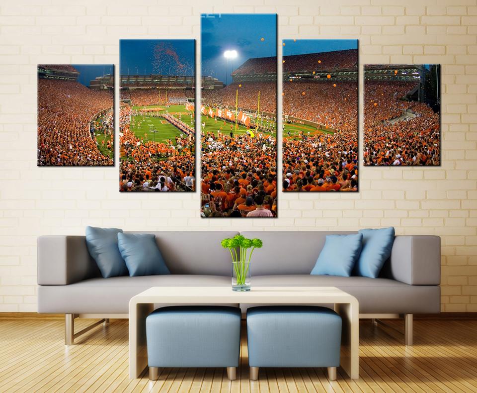 Clemson Tigers Memorial Stadium Sport – Canvas Wall Art