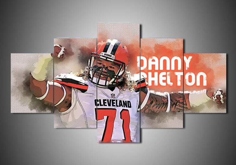 Cleveland Browns – Danny Shelton – Sport Canvas Wall Art