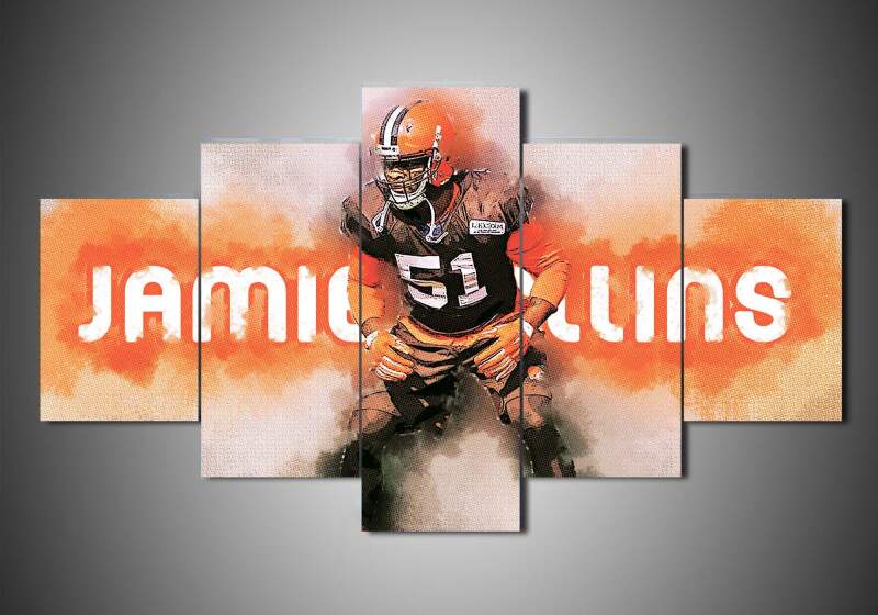 Cleveland Browns – Jamie Collins – Sport Canvas Wall Art