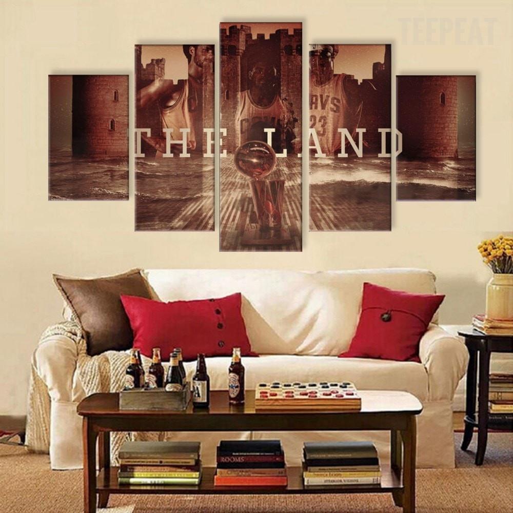 Cleveland Cavaliers Nba Star Player – Sport Canvas Wall Art