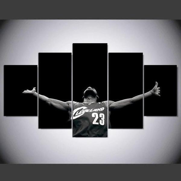 Cleveland Lebron James 23 – Famous Person Canvas Wall Art