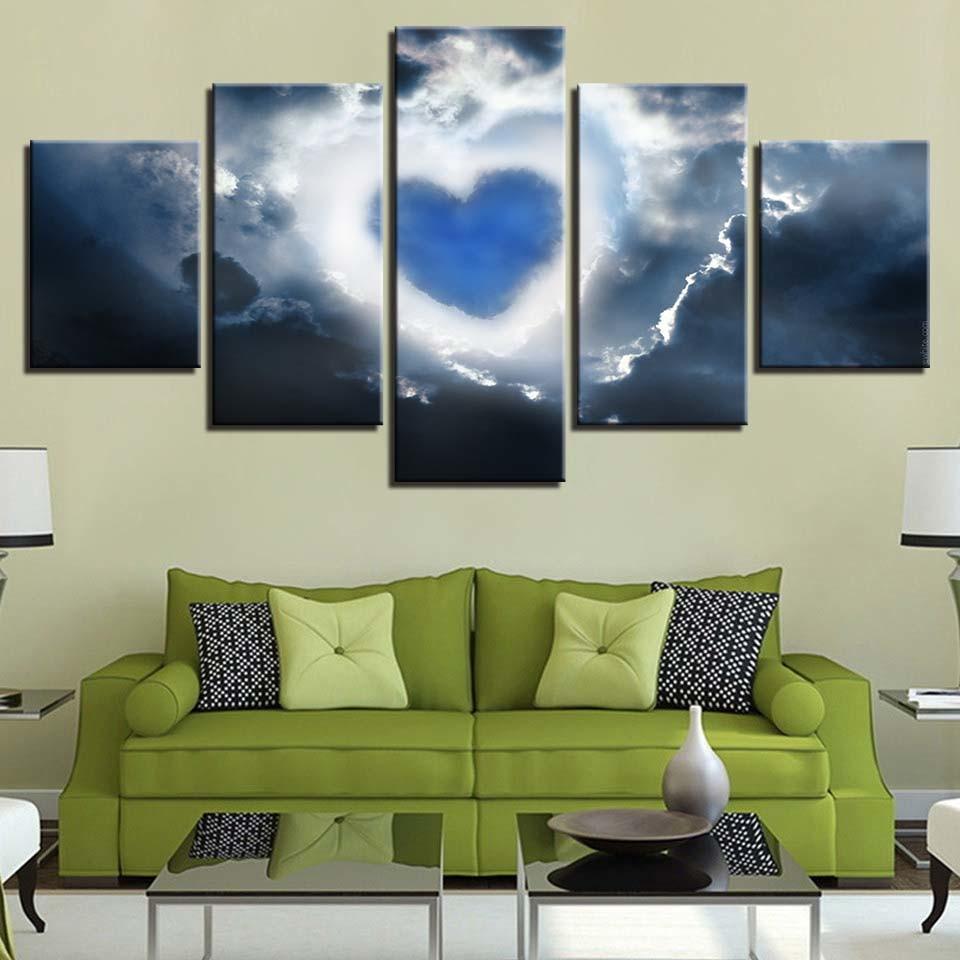 Cloud Heart – Nature Canvas Wall Art