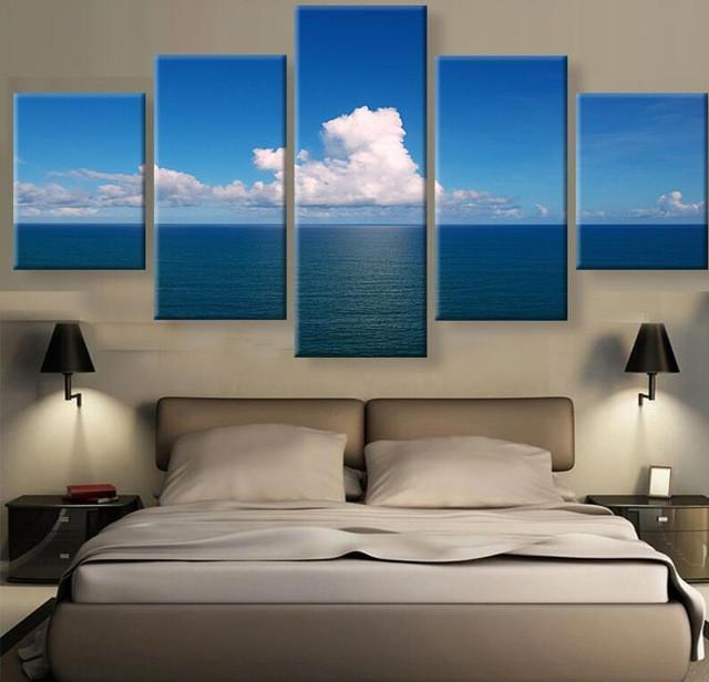 Clouds Over Calm Seas – Nature Canvas Wall Art