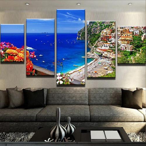 Coast Of Amalfi – Nature Canvas Wall Art