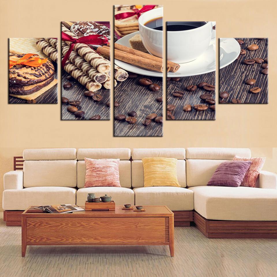 Coffee And Dessert – Nature Canvas Wall Art