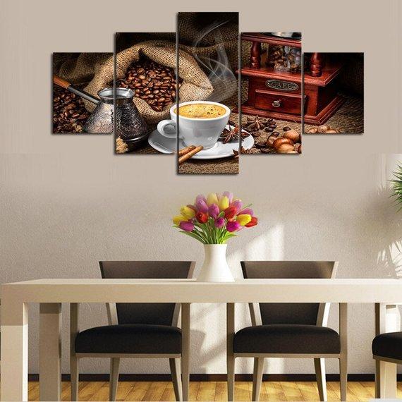Coffee Aroma – Kitchen Canvas Wall Art