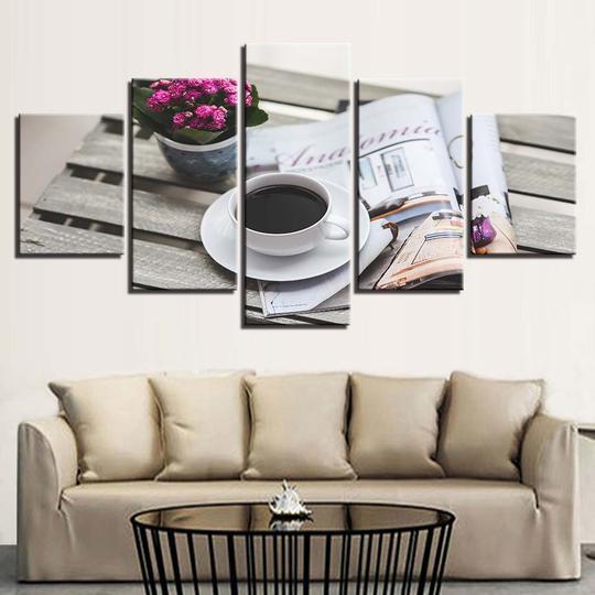 Coffee Cafe 01 – Abstract Canvas Wall Art