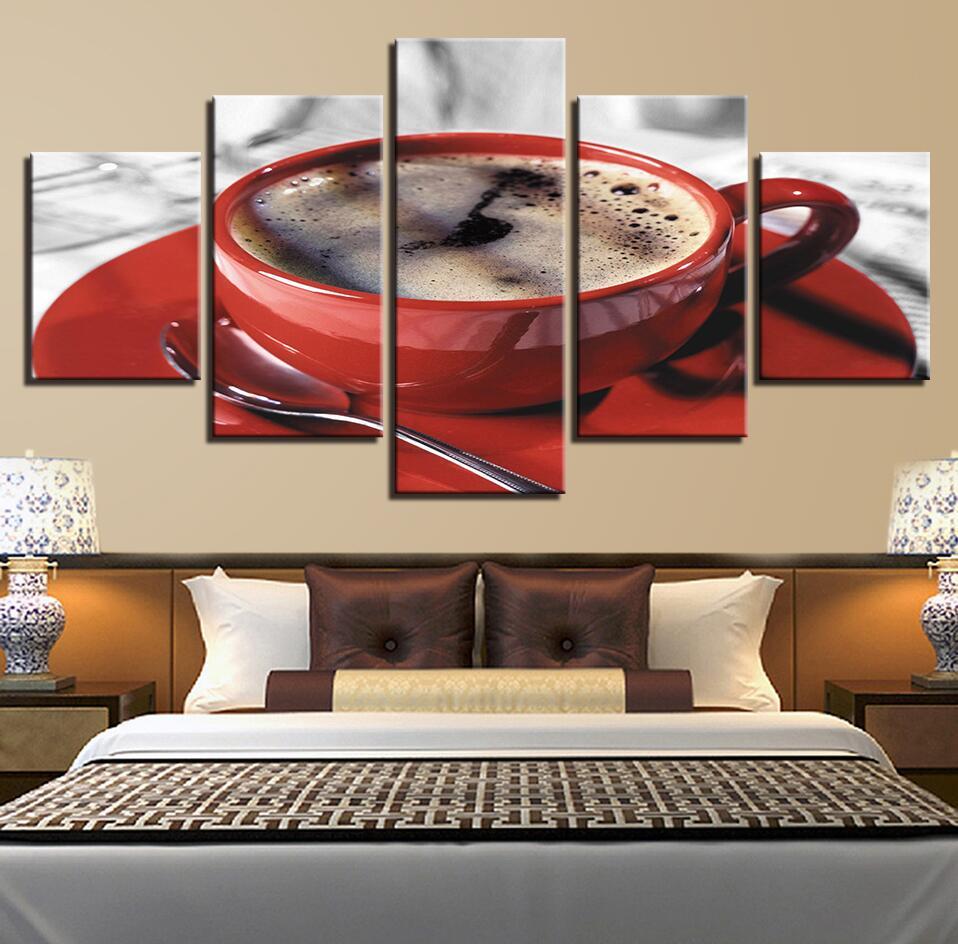Coffee Cup Spoon 4 – Nature Canvas Wall Art